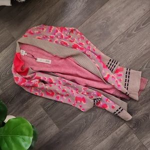 Nic & Zoe Leopard Print Cardigan NWT